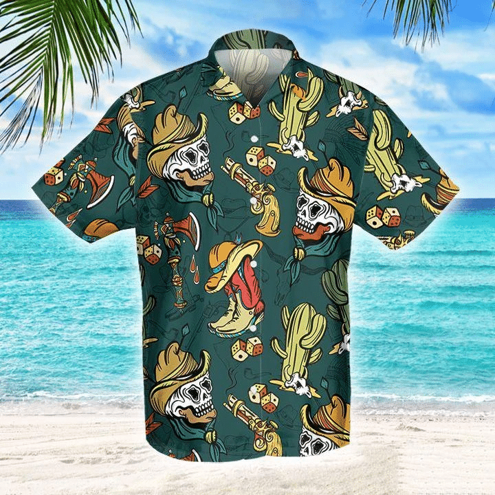 Cowboy Hawaiian Shirt  Unisex  Adult  Hw5665