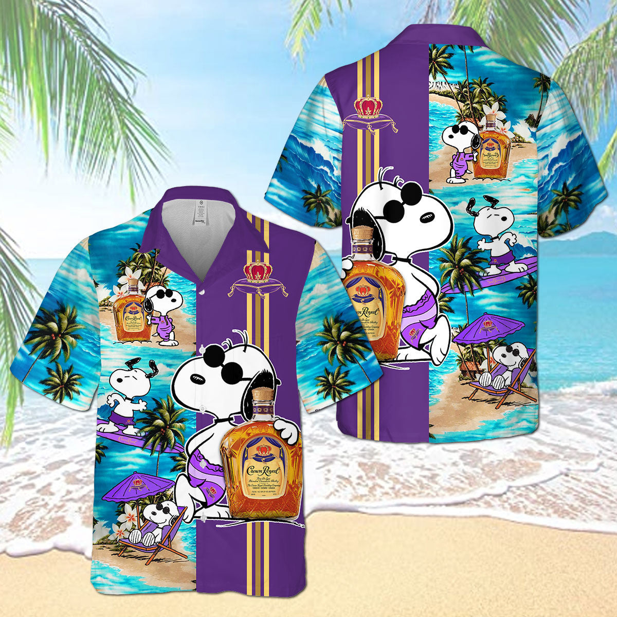 Crown Royal Snoopy Dog Hawaiian Shirt