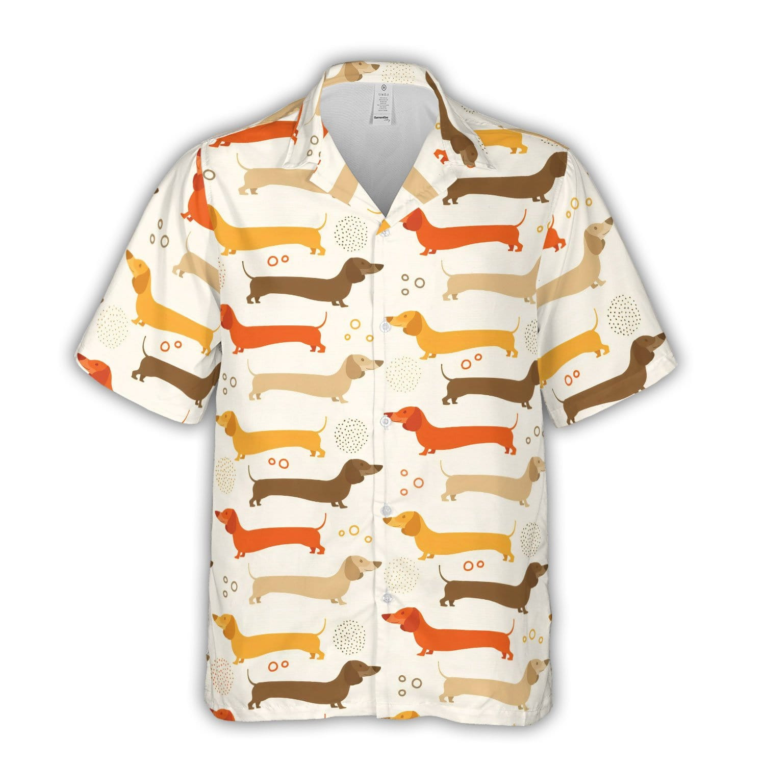 Cute Dachshund Pattern Unisex Hawaiian Shirt 11821H