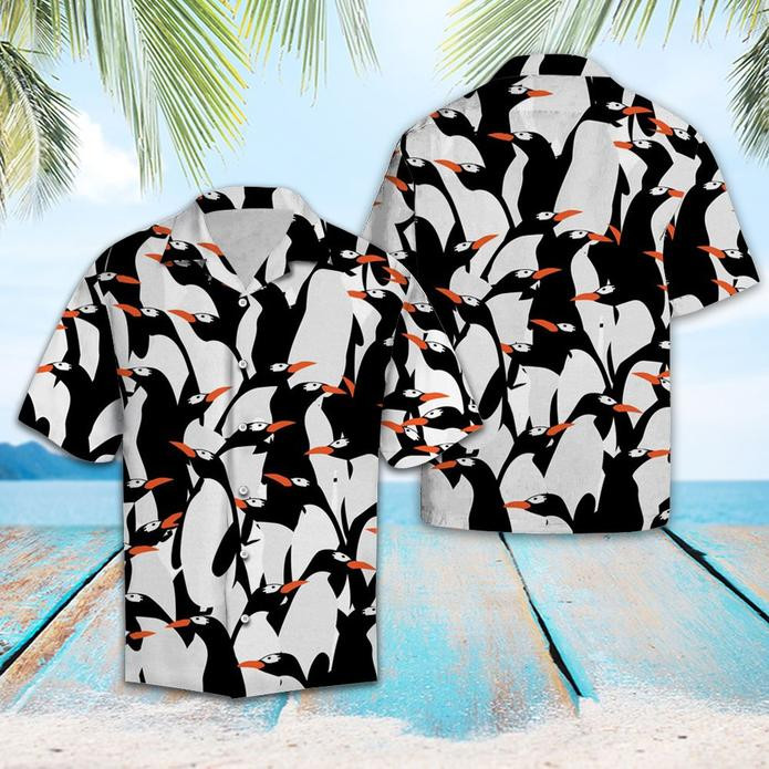 Cute Penguin Hawaiian Shirt Unisex Adult Hw5523