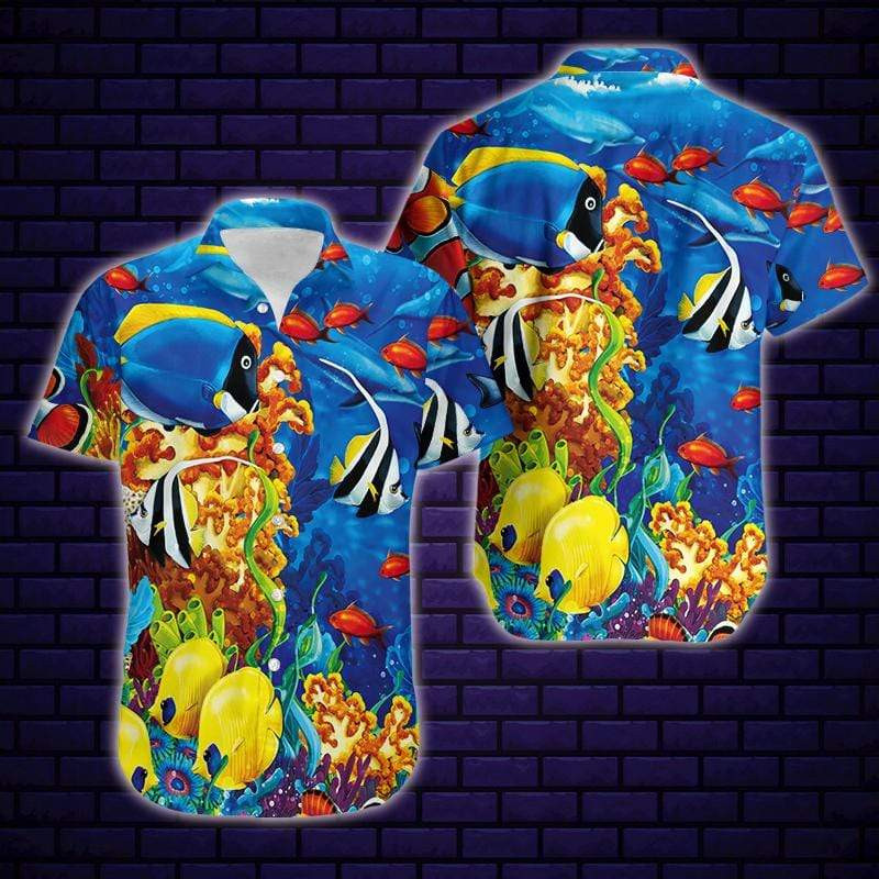 Cute Sea Hawaiian Shirt  Unisex  Adult  Hw5626