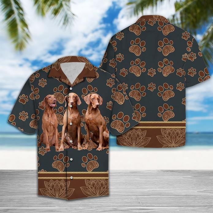 Cute Vizsla Hawaiian Shirt  Unisex  Adult  Hw5404