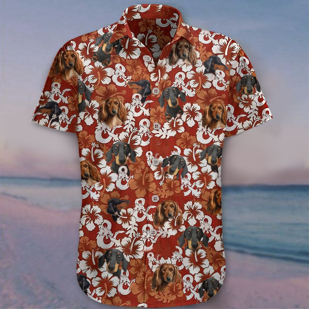 Dachshund Dd Hawaiian Shirt Red Dungeons Dragons Dnd Hawaiian Shirt