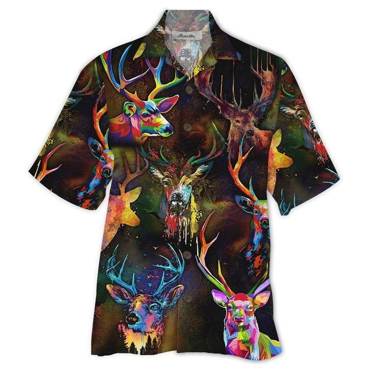 Deer Hunting Hawaiian Shirt  Unisex  Adult  Hw6003