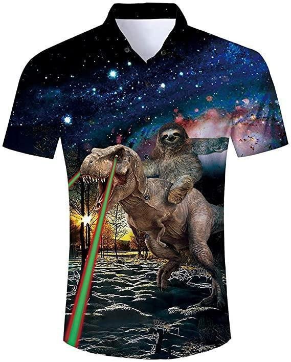 Dinosaurs Hawaiian Shirt  Unisex  Adult  Hw1272