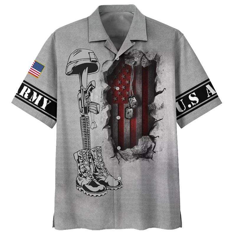 Dog Tag Us Army Do Not Give In To The War Veterans Hawaiian Shirt For Men _amp Women Adult Hw8454 Dog Tag Us Army Do Not Give In To The War Veterans Hawaiian Shirt For Men _amp Women Adult Hw8454