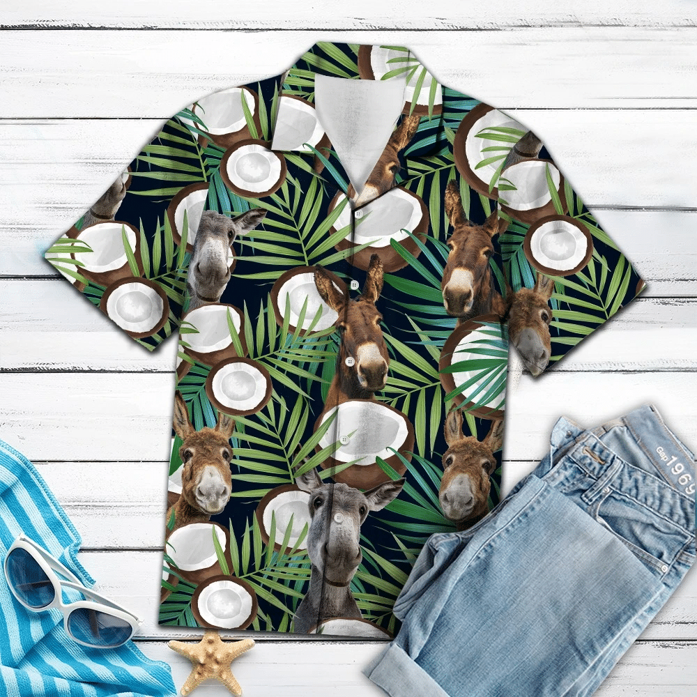 Donkey Billiard Hawaiian Shirt  Unisex  Adult  Hw1116