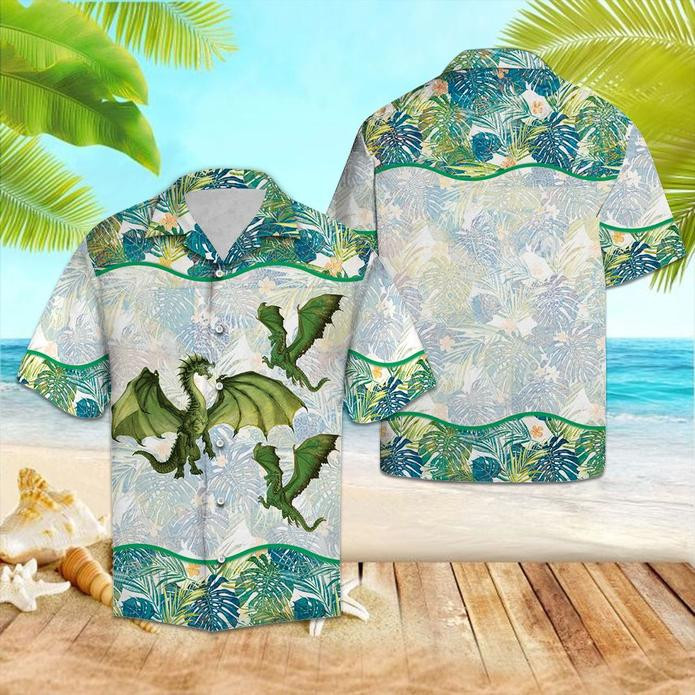 Dragon Tropical Hawaiian Shirt  Unisex  Adult  Hw5858
