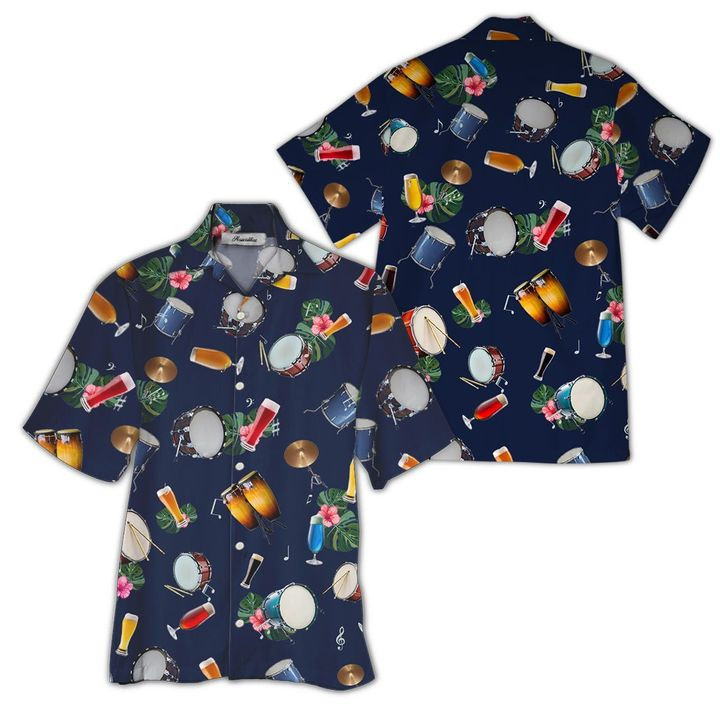 Drum Hawaiian Shirt  Unisex  Adult  Hw5717