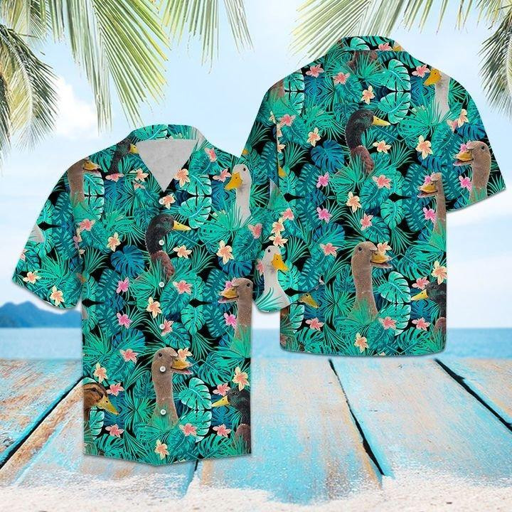 Duck Tropical Hawaiian Shirt  Unisex  Adult  Hw1573