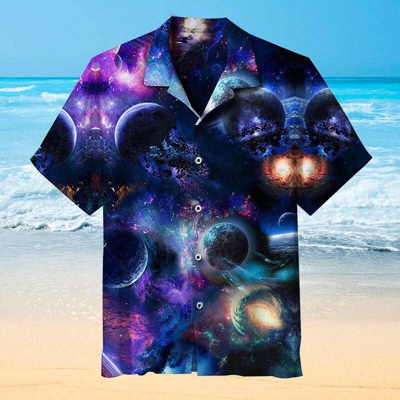 Earth Hawaiian Shirt  Unisex  Adult  Hw4419