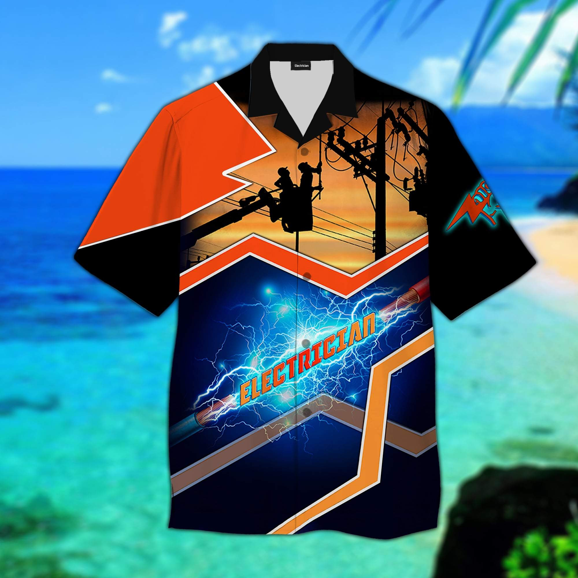 Electrician Hawaiian Shirt  Unisex  Adult  Hw4372
