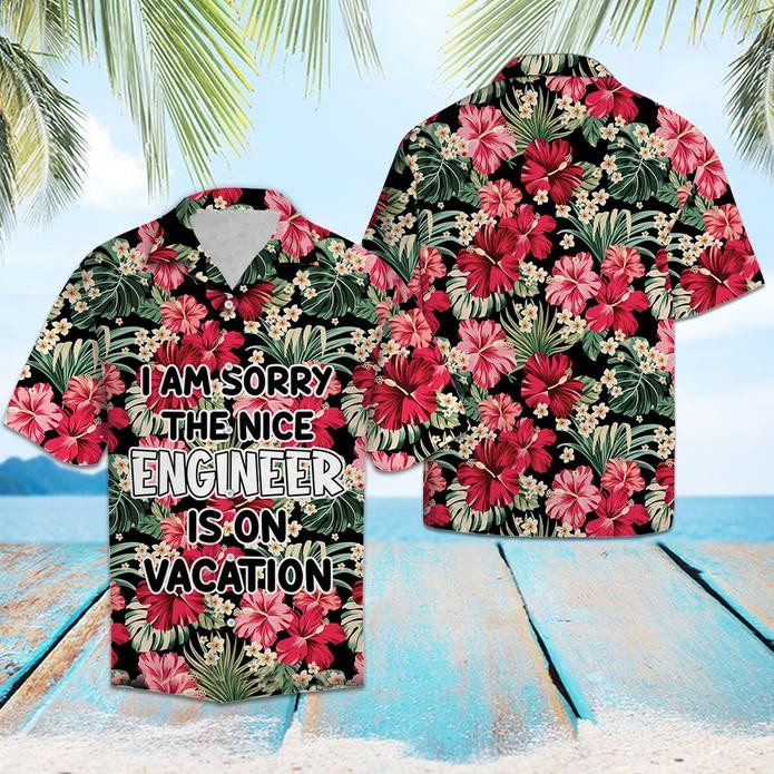 Engineer On Vacation Hawaiian Shirt  Unisex  Adult  Hw5772