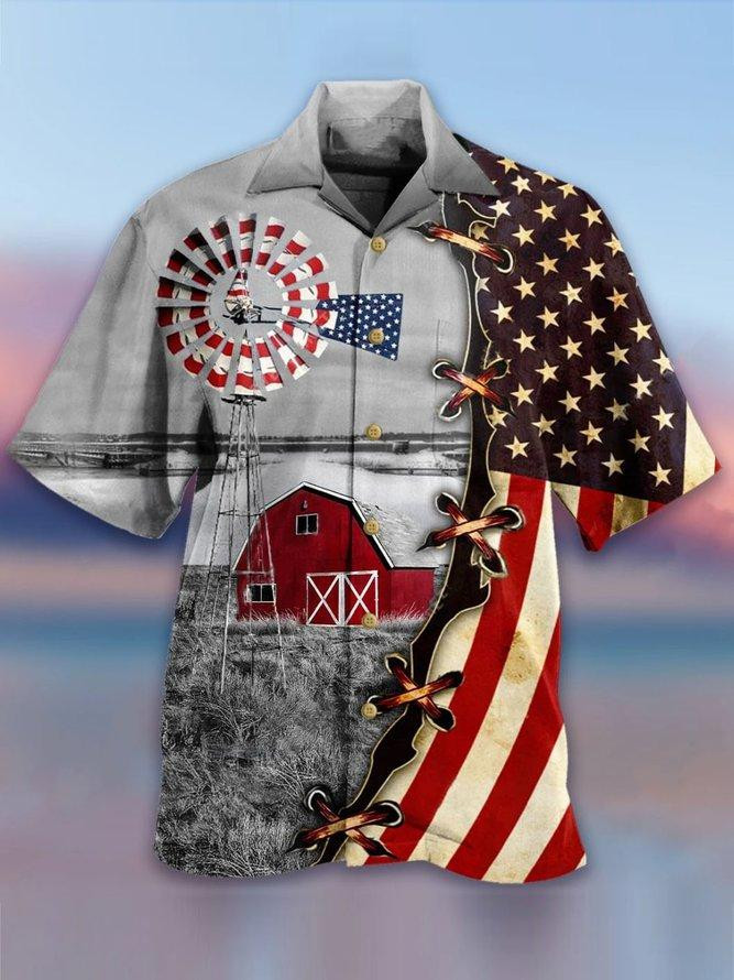 Flag Hawaiian Shirt  Unisex  Adult  Hw3659