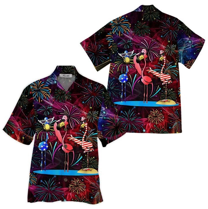 Flamingo Hawaiian Shirt  Unisex  Adult  Hw5705