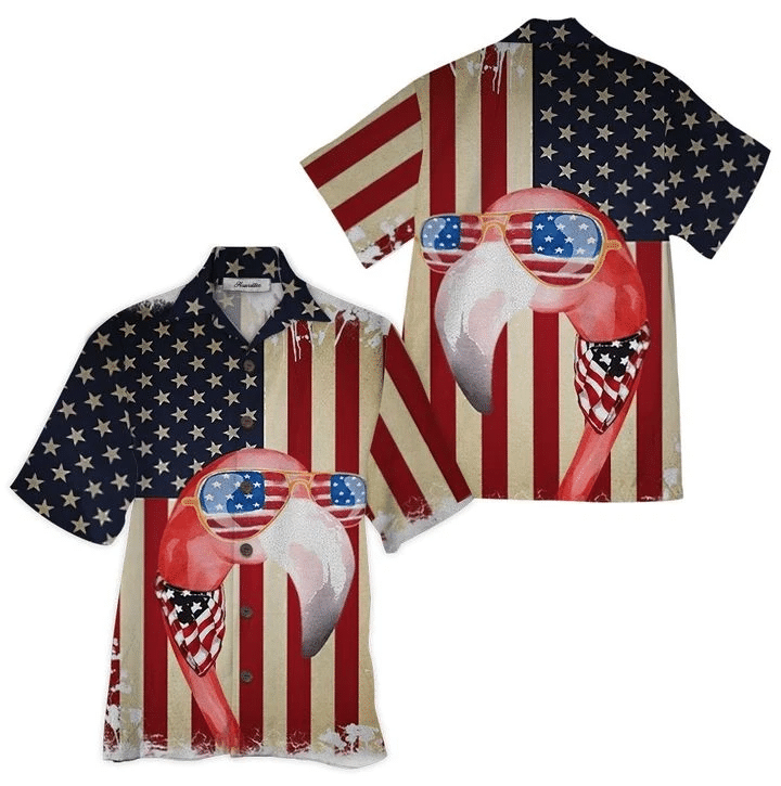 Flamingo Hawaiian Shirt  Unisex  Adult  Hw5706