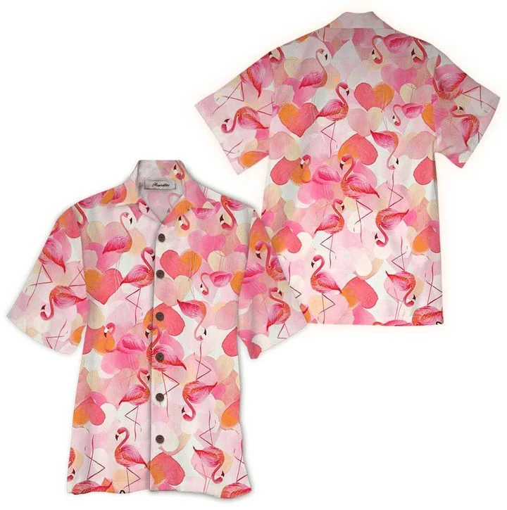 Flamingo Hawaiian Shirt  Unisex  Adult  Hw5707