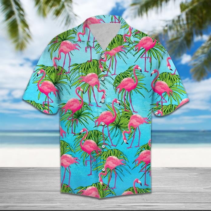 Flamingo Tropical Hawaiian Shirt Unisex Adult Hw5559