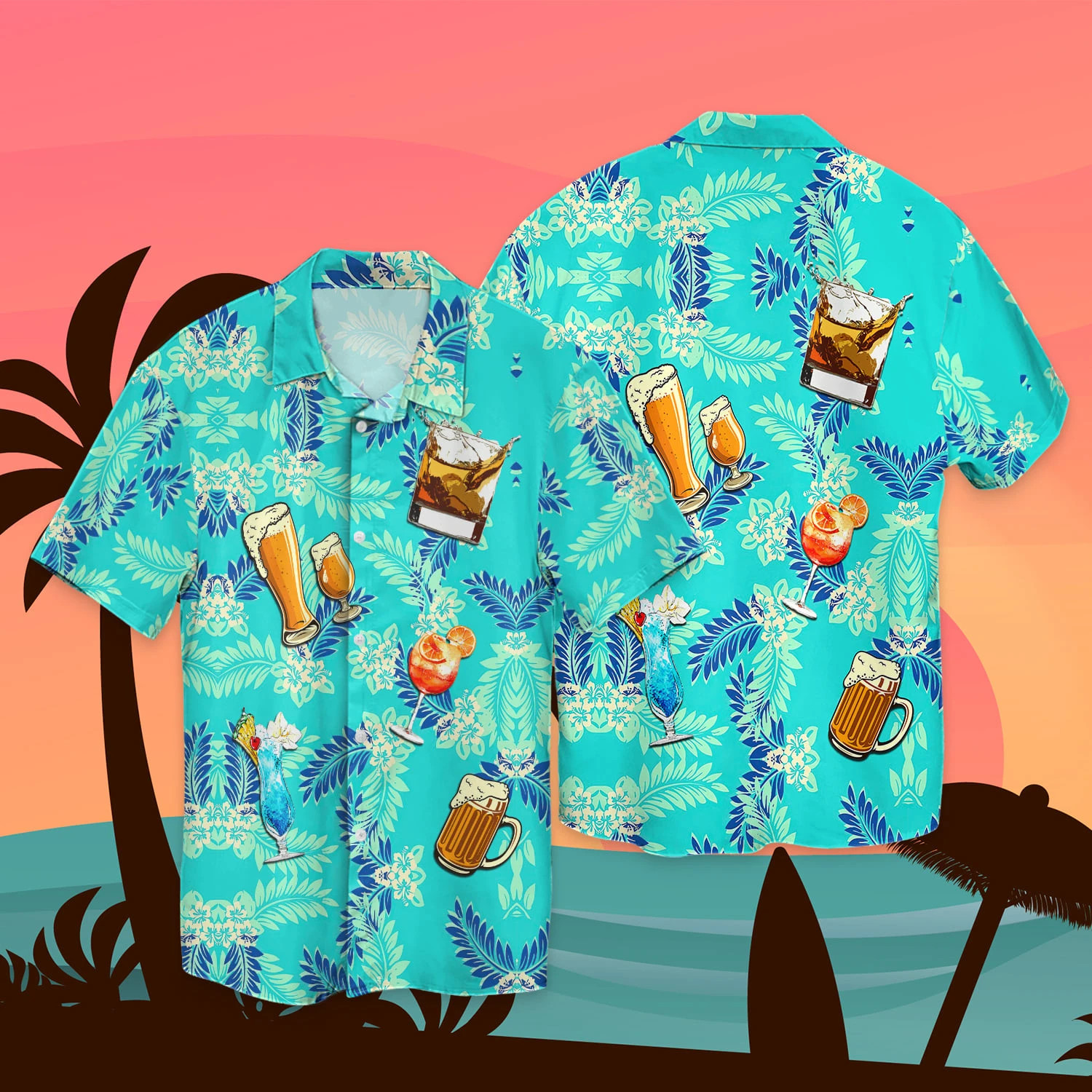 Flowers Hawaiian Shirt  Unisex  Adult  Hw5219
