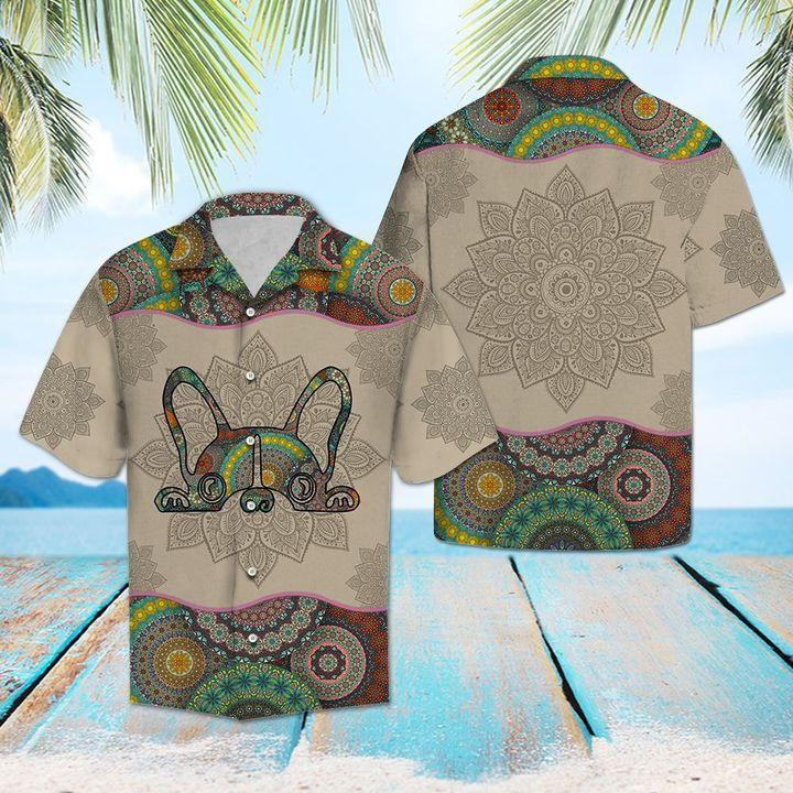 French Bulldog Mandala Hawaiian Shirt Unisex Adult Hw1519