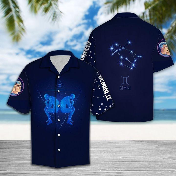 Gemini Horoscope Hawaiian Shirt  Unisex  Adult  Hw1360