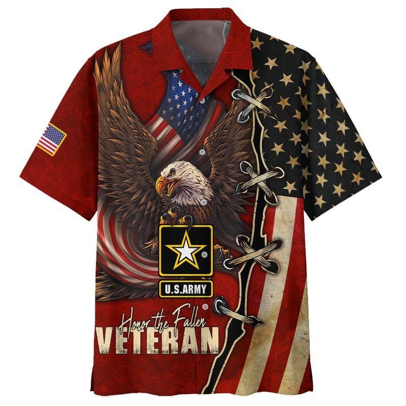 Gift For Dad Honor The Fallen Us Marine Corps Unisex Hawaiian Shirts