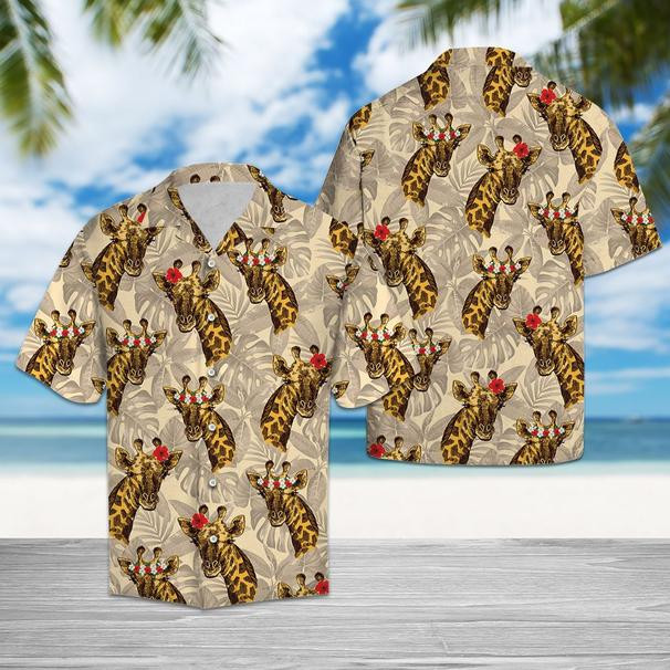 Giraffe Tropical Mood Hawaiian Shirt Unisex Adult Hw5513
