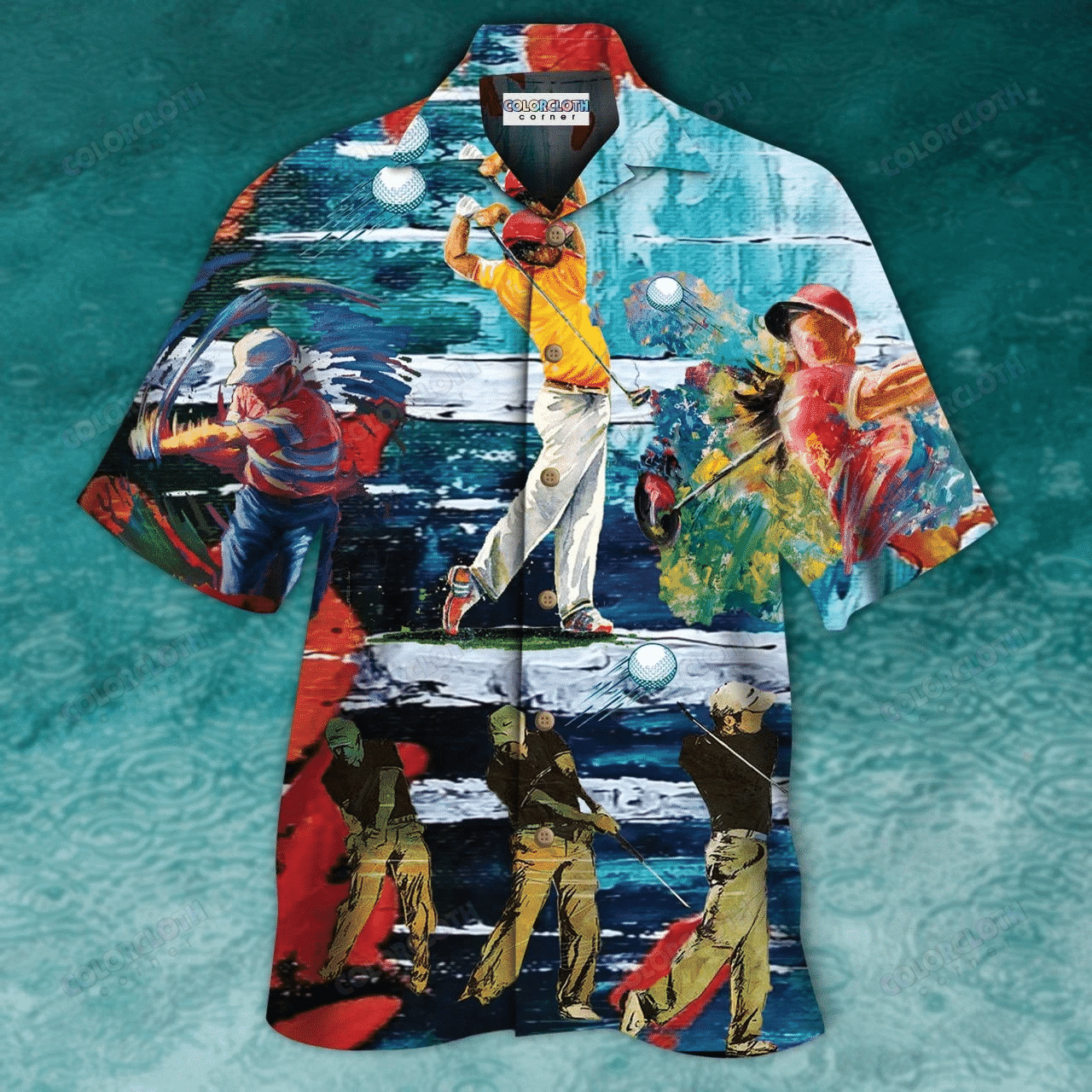 Golf Hawaiian Shirt  Unisex  Adult  Hw5313