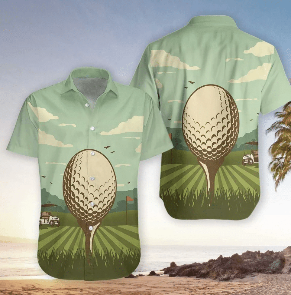 Golf In A Beautiful Day Hawaiian Shirt  Unisex  Adult  Hw5969