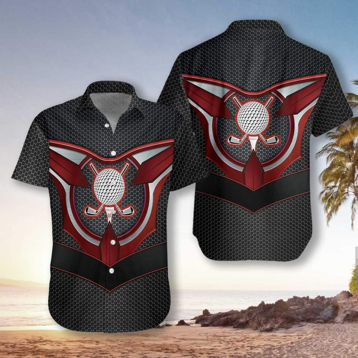 Golf Tech Style Hawaiian Shirt  Unisex  Adult  Hw2749