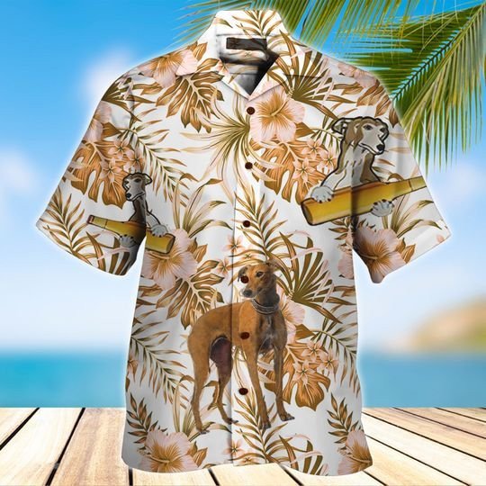 Greyhound Hawaiian Shirt  Unisex  Adult  Hw6040