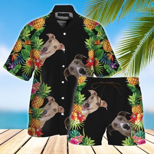 Greyhound Hawaiian Shirt Set  Unisex  Hs1068