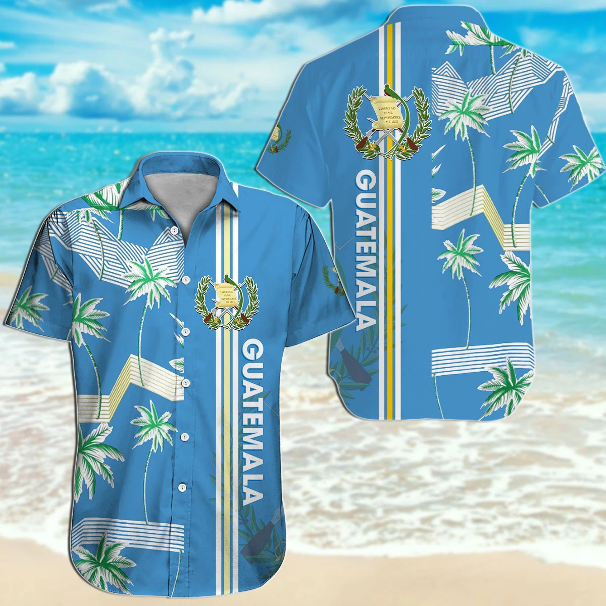Guatemala Hawaiian Shirt  Unisex  Adult  Hw4351