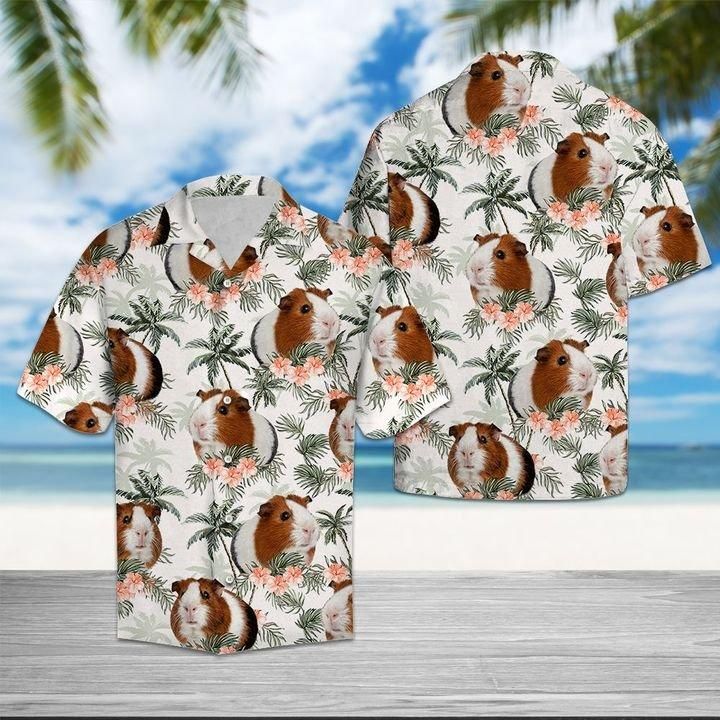 Guinea Pig Tropical Vintage Hawaiian Shirt  Unisex  Adult  Hw1480