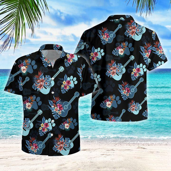 Guitar Hawaiian Shirt  Unisex  Adult  Hw1040