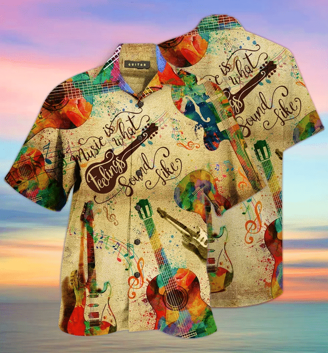 Guitar Hawaiian Shirt  Unisex  Adult  Hw2396