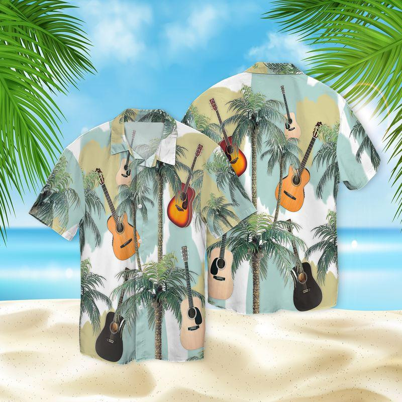 Guitar Hawaiian Shirt  Unisex  Adult  Hw3119