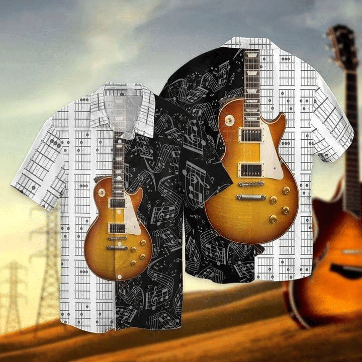 Guitar Hawaiian Shirt  Unisex  Adult  Hw3120