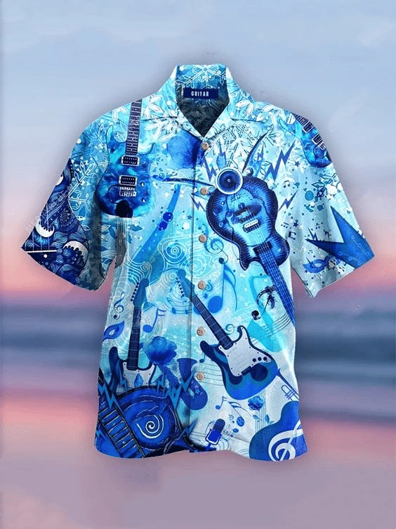Guitar Hawaiian Shirt  Unisex  Adult  Hw4109