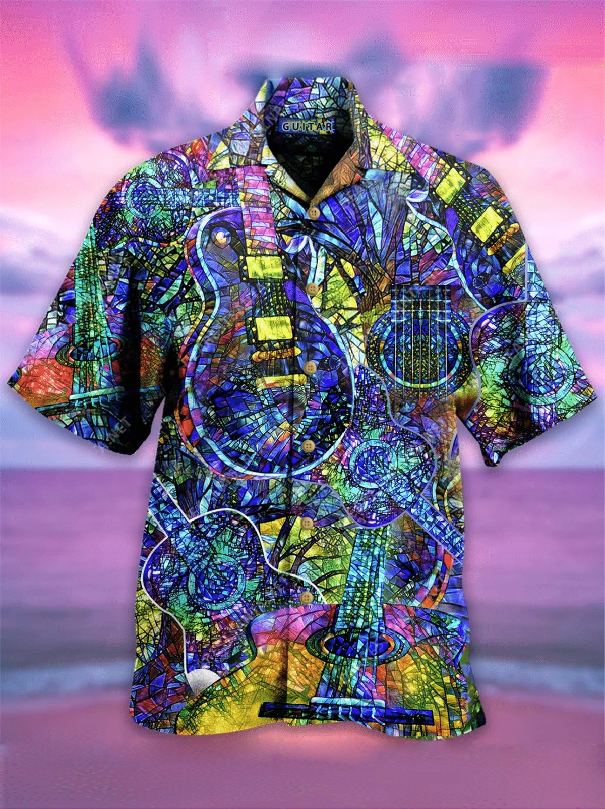 Guitar Hawaiian Shirt  Unisex  Adult  Hw4120