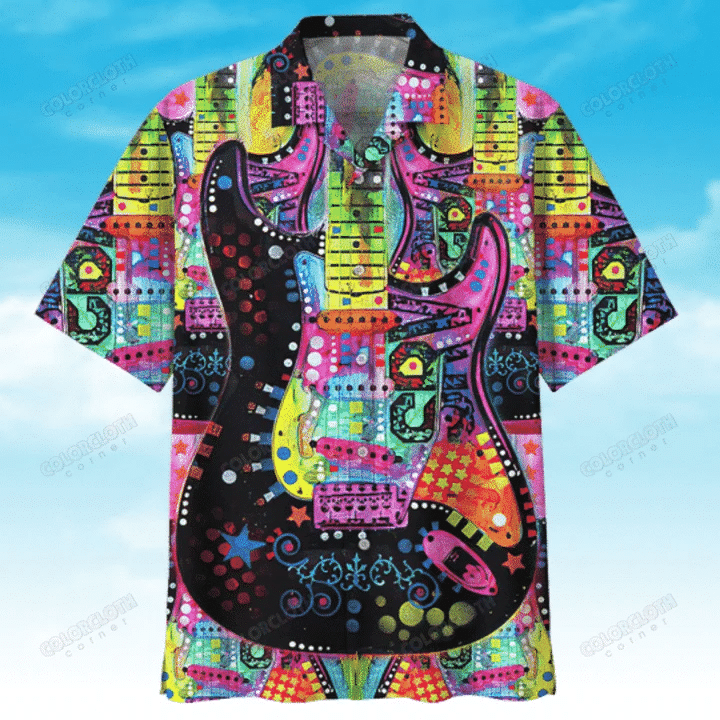Guitar Hawaiian Shirt  Unisex  Adult  Hw5126
