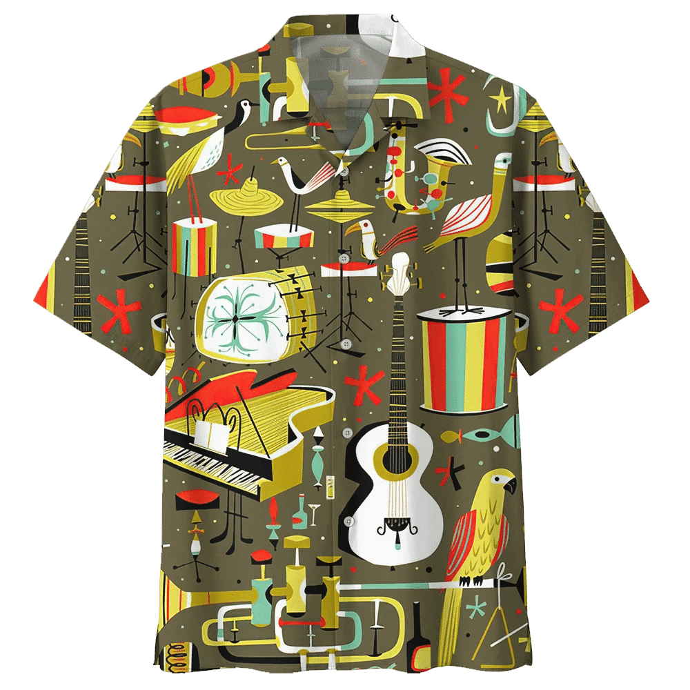 Guitar Hawaiian Shirt