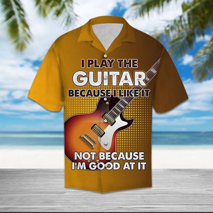 Guitar Player Hawaiian Shirt  Unisex  Adult  Hw5959