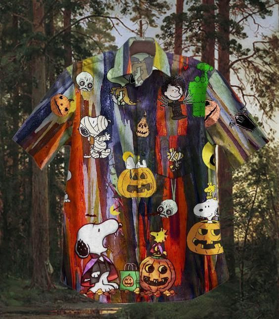 Halloween Snoopy Hawaiian Shirt Tb1234