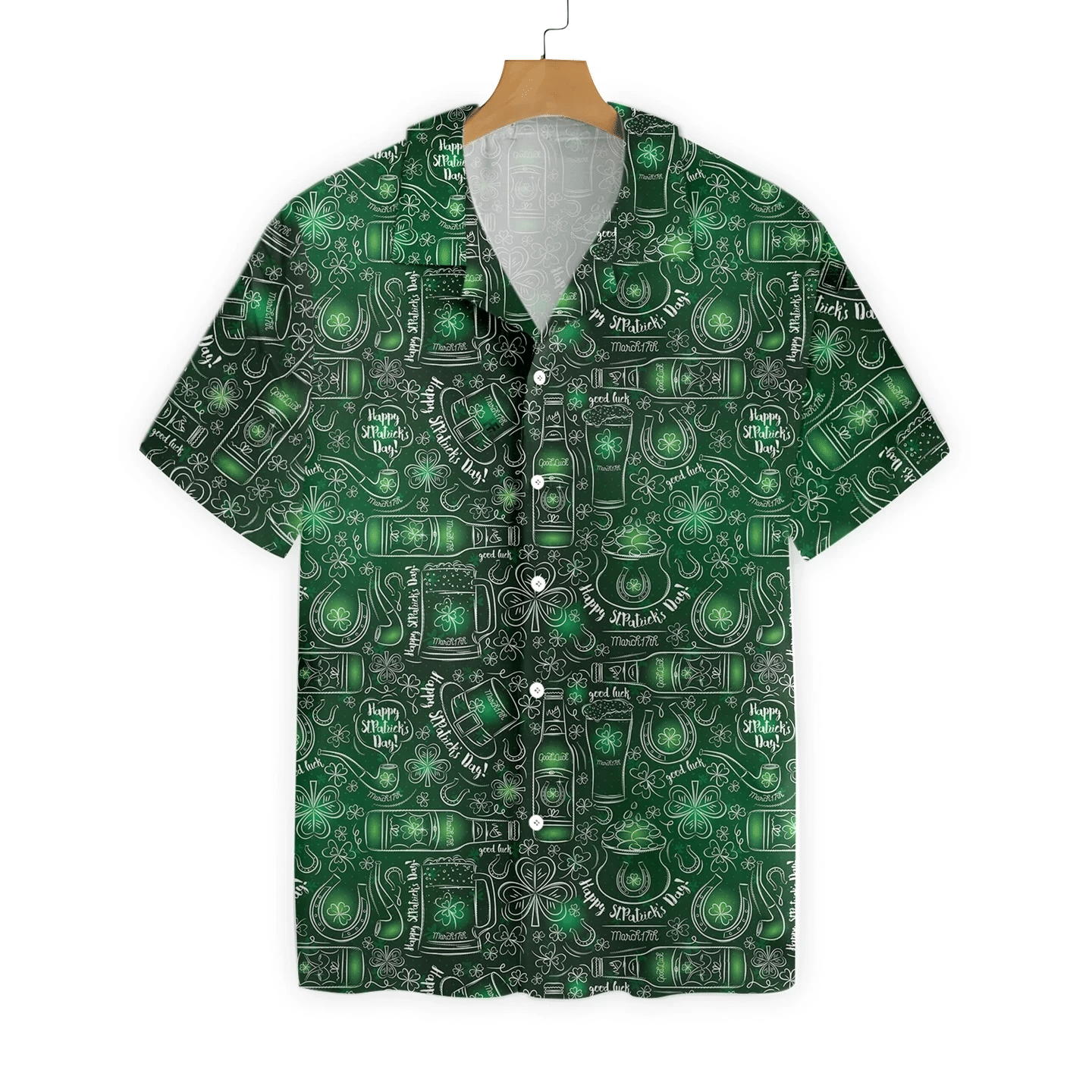 Happy Saint Patricks Day Hawaiian Shirt Unisex Adult Hw2343