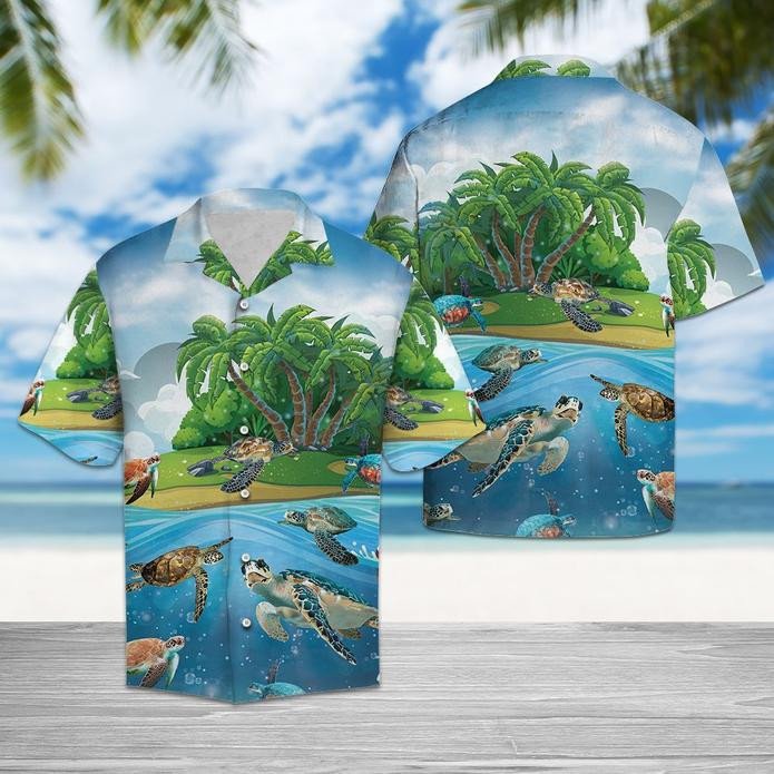 Happy Turtle Hawaiian Shirt Unisex Adult Hw5532