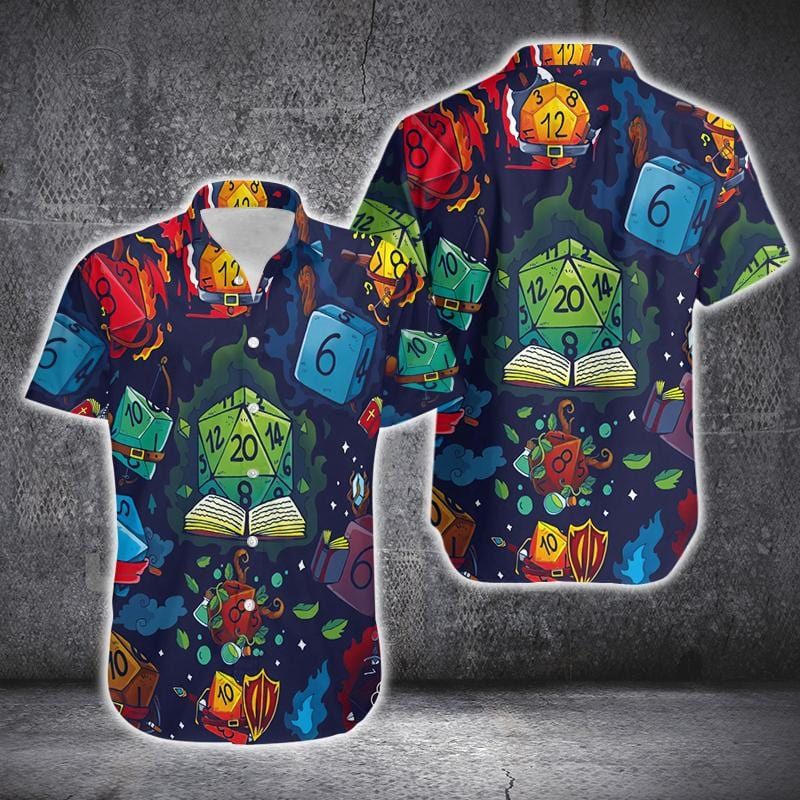 Hawaiian Aloha Shirts Amazing Dice 1004Dh