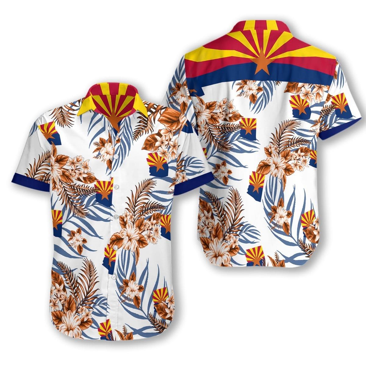Hawaiian Aloha Shirts Arizona Proud
