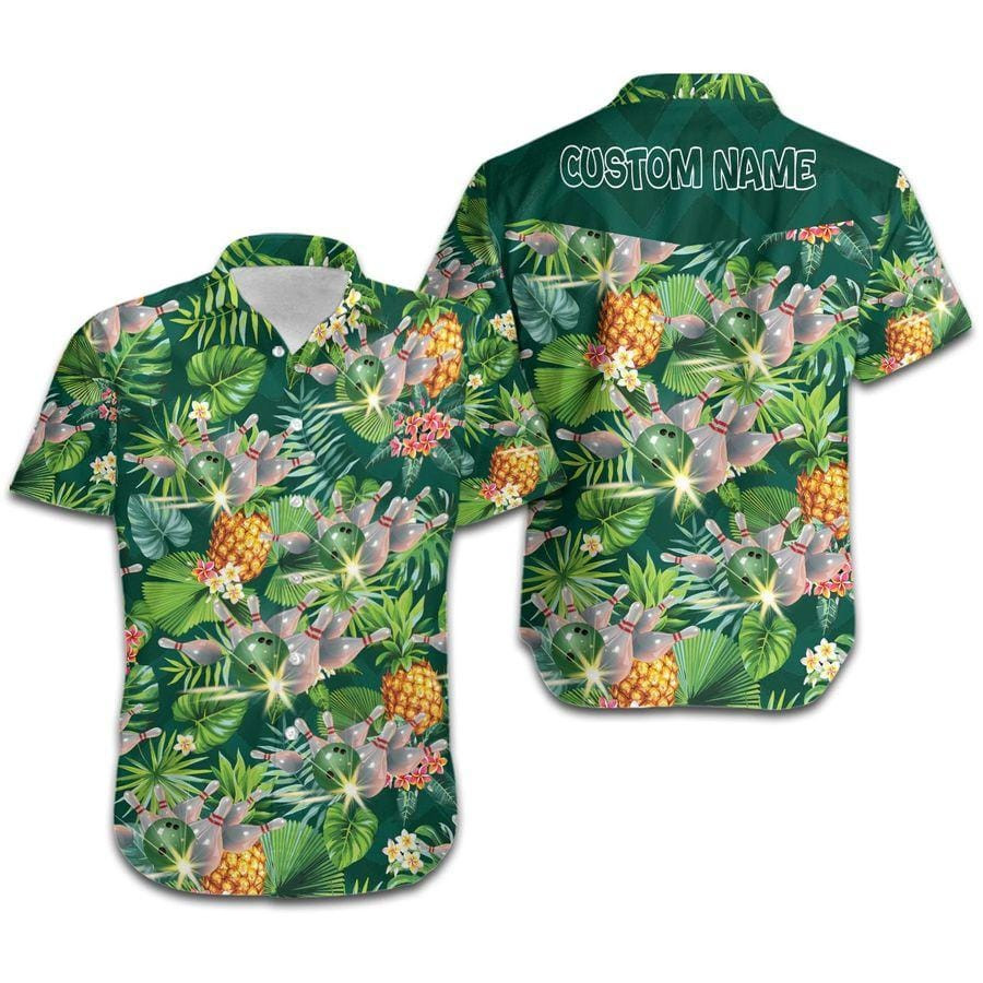 Hawaiian Aloha Shirts Bowling Green Tropical Custom Name