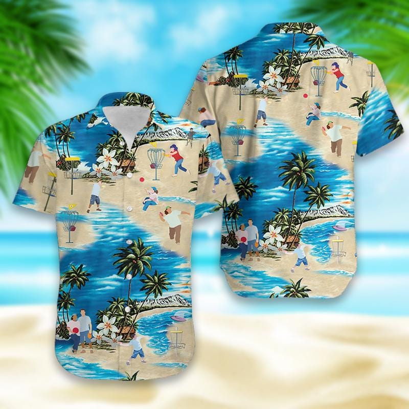Hawaiian Aloha Shirts Disc Golf Summer